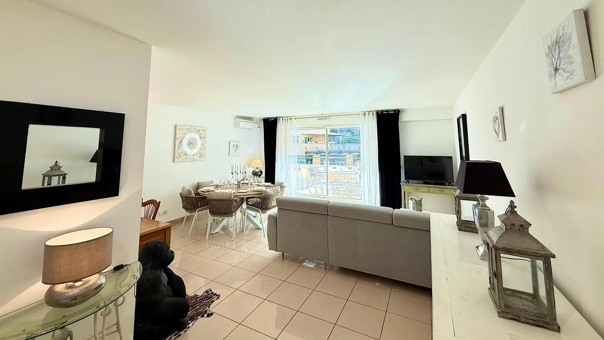 公寓 Le Aix Rotonde Mirabeau - Centre Ville Terrasse Garage 普罗旺斯地区艾克斯